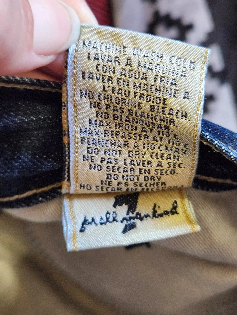 ​7 For All Mankind "A" Pocket Men's Jeans Sz 38 Made in USA Distressed Bootcut - Picture 9 of 14
